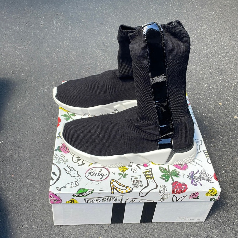 High top sock sneakers